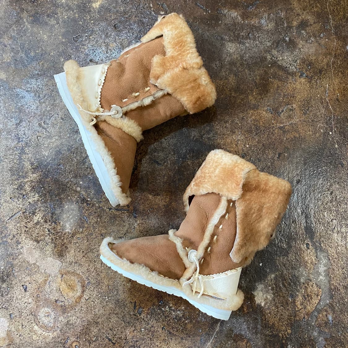 (US8) Malibu cowboy 양털 부츠 상품이미지4