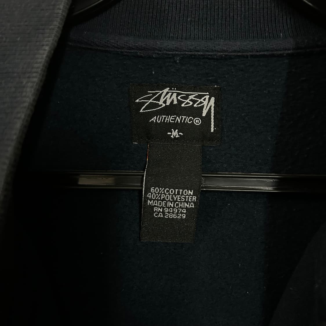 (M) 00s 스투시 S로고 스타디움 자켓 상품이미지5