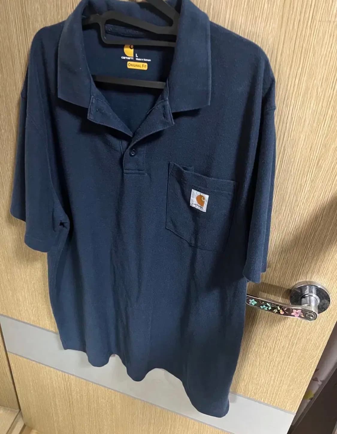 칼하트 카라 포켓 반팔티 L 상품이미지1