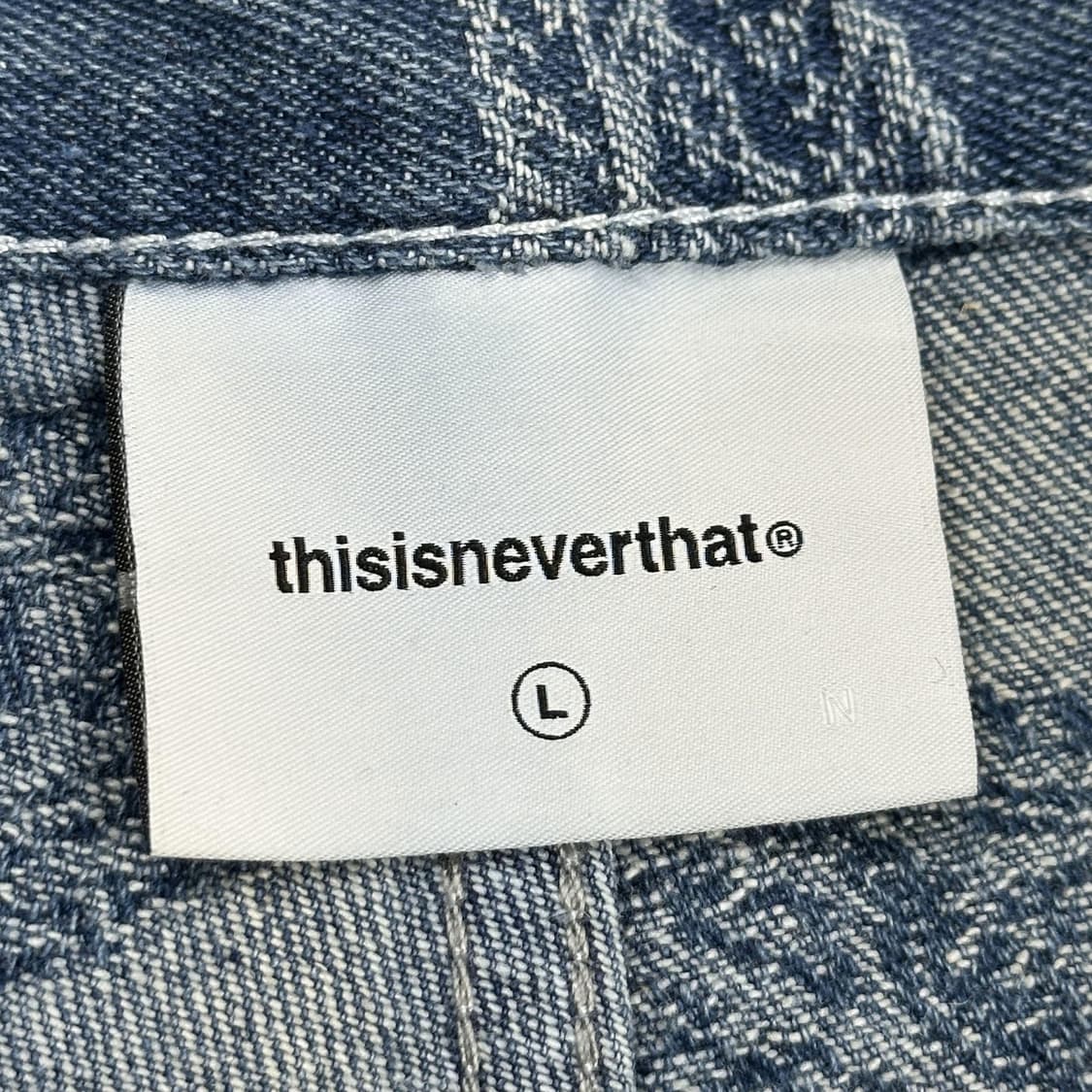 디스이즈네버댓 (디네댓) 페이즐리 자수 데님 팬츠 (33인치) 상품이미지7