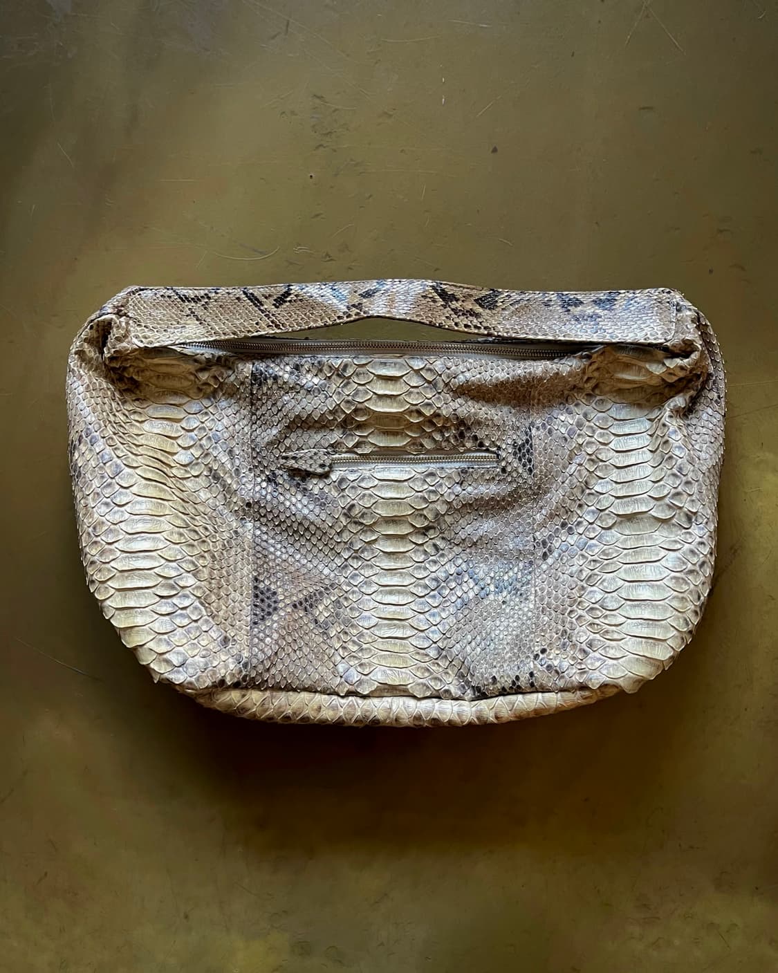 TALLI Real Python Skin Tank Shoulder Bag 상품이미지7