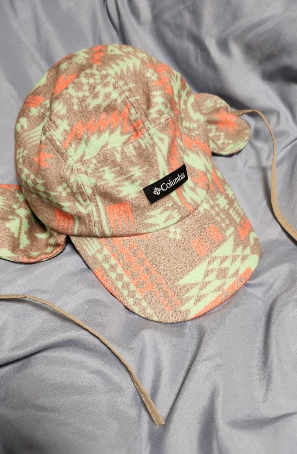 Columbia Pattern Ear Flap Cap 상품이미지3