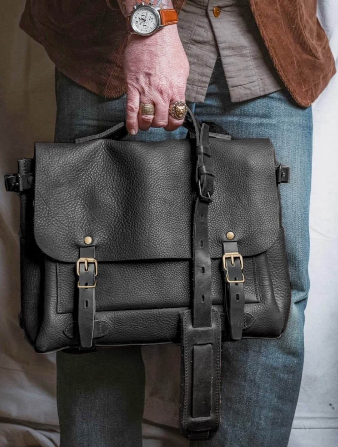 블루드쇼프 이클레어 사첼백 M_누아르블랙 상품이미지1