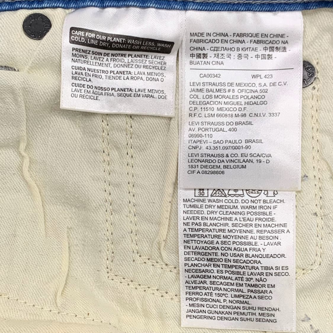 [31] 리바이스 513 슬림 스트레이트핏 데님팬츠 상품이미지5