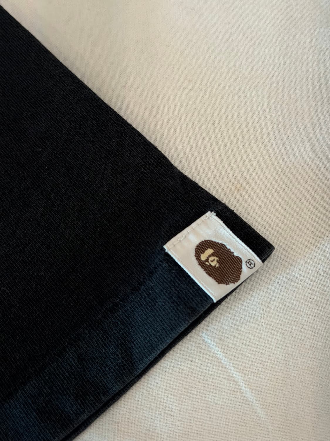 희귀) 베이프 플레임 사루 티셔츠 블랙 상품이미지3