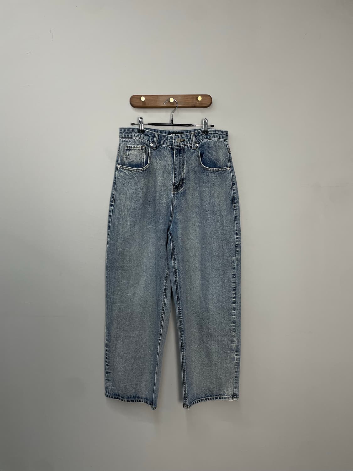 토피 워시드 와이드 데님 팬츠 H1545 상품이미지2