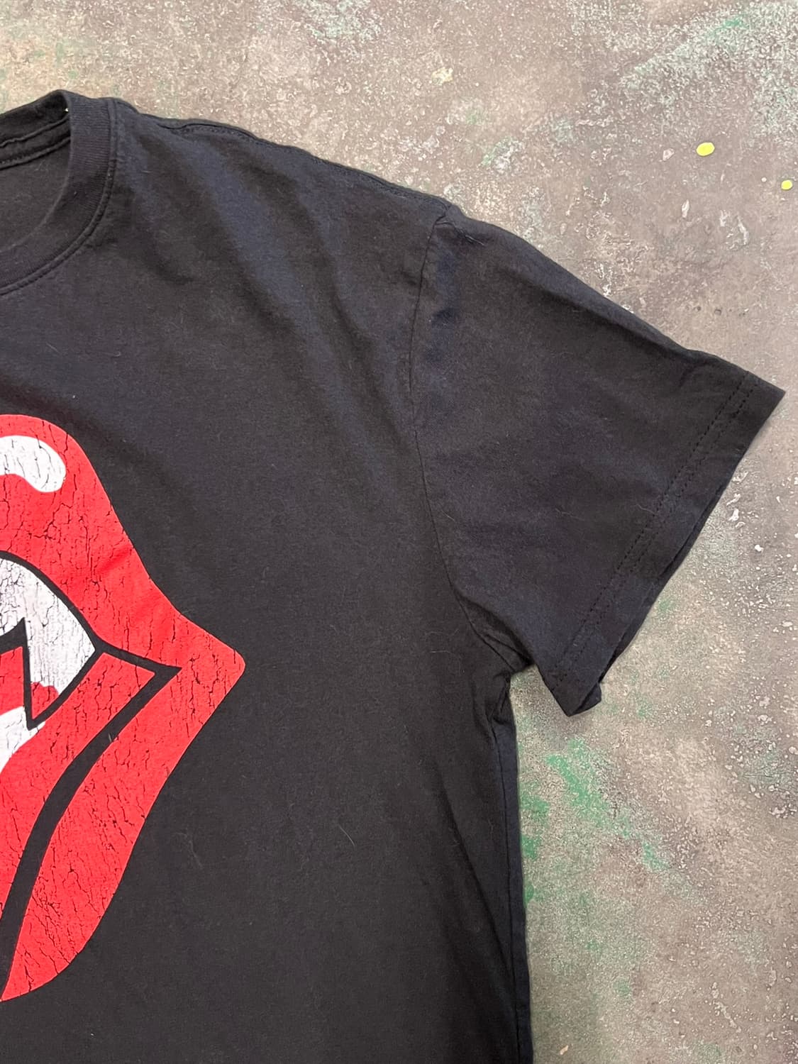 [95] 롤링스톤즈 뱀파이어 텅 로고 백프린트 밴드 반팔 티셔츠 상품이미지3