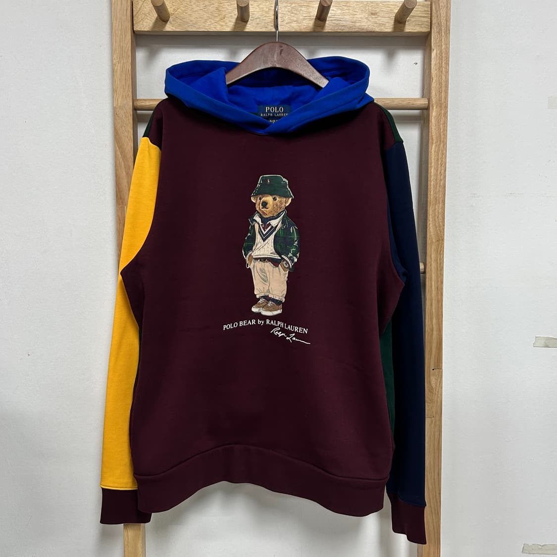 폴로 랄프로렌 폴로 베어 컬러블록 후드티 상품이미지3