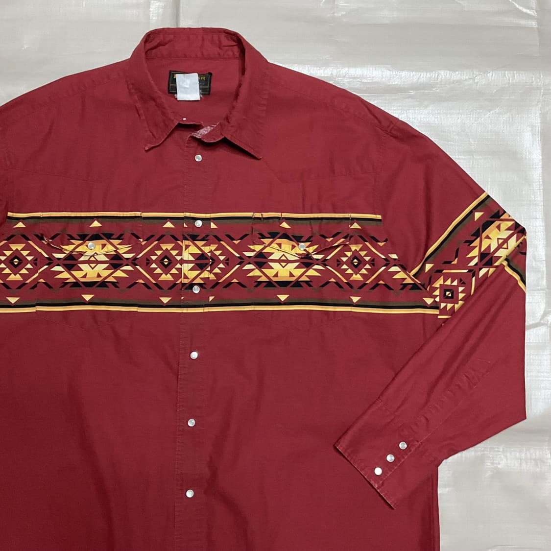 빈티지 나바호 패턴셔츠 XL 상품이미지1