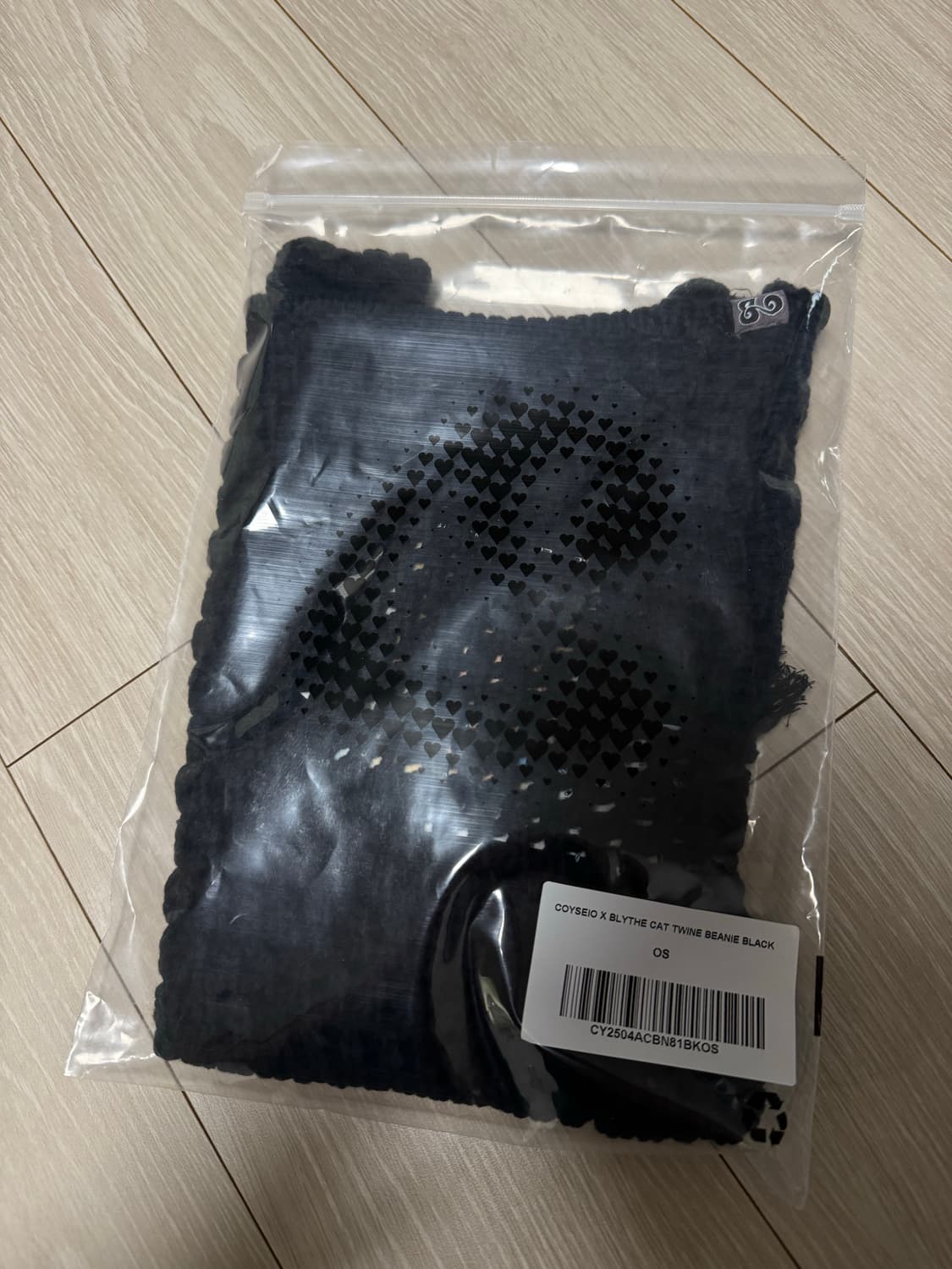 코이세이오 X 브라이스 캣 트와인 비니 블랙 상품이미지4