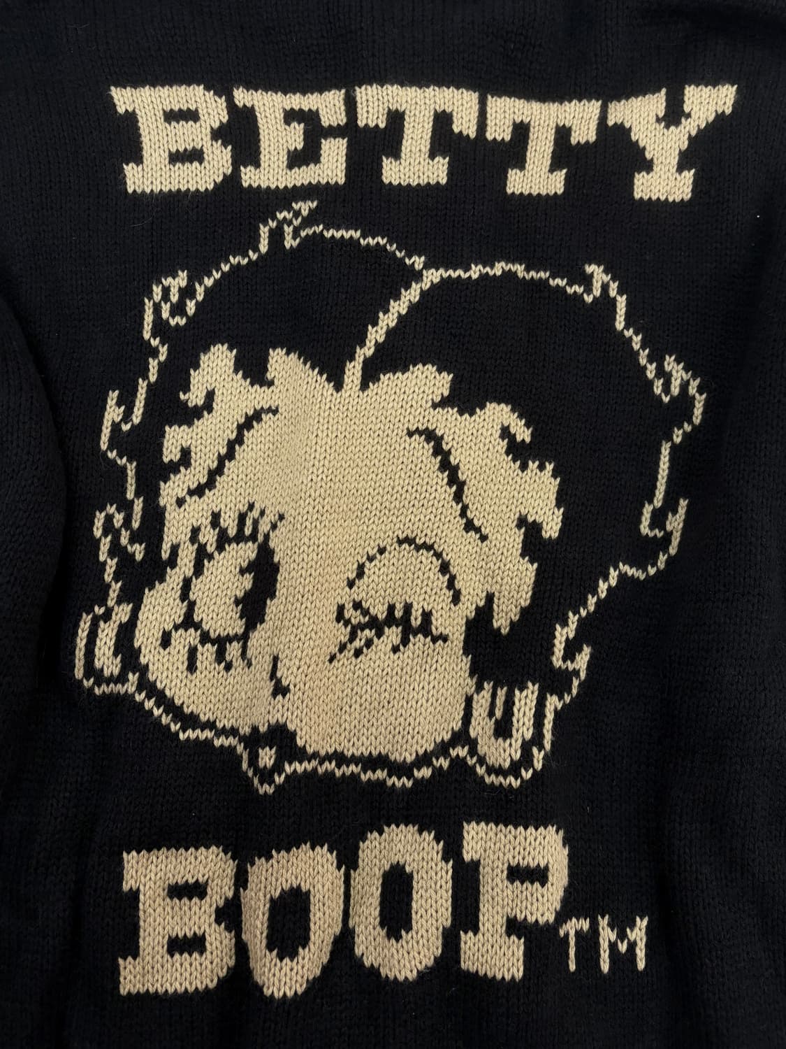 베티붑 오버핏 니트집업 상품이미지6