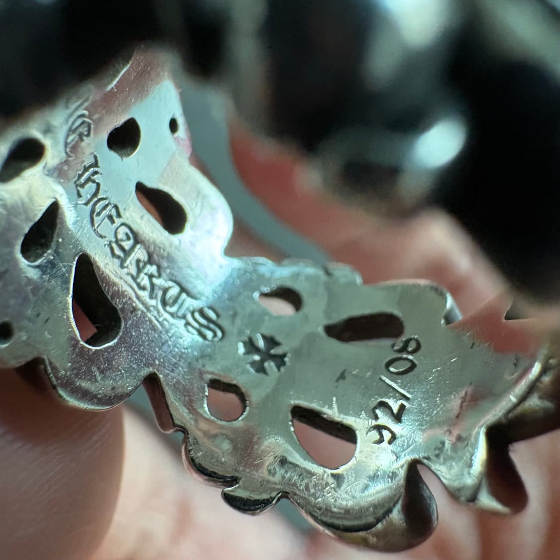 크롬하츠 더블 플로랄 링 us 9.5 반지 상품이미지5