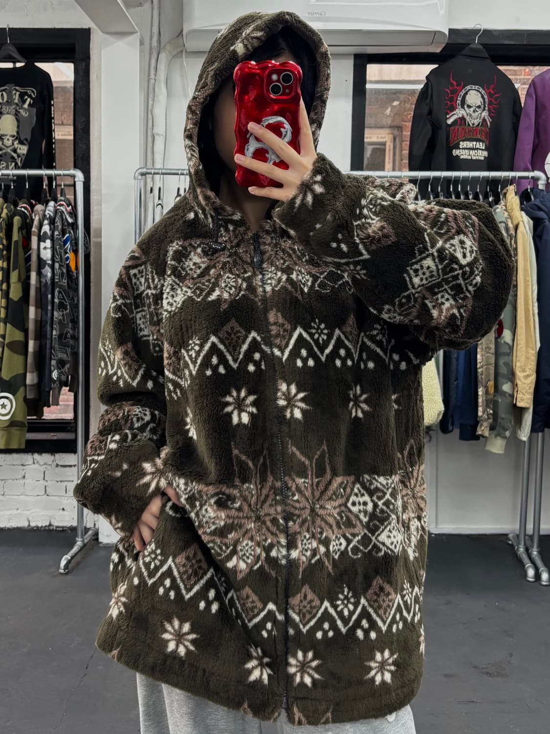 Piko 피코 노르딕 플리스 후드집업 상품이미지2