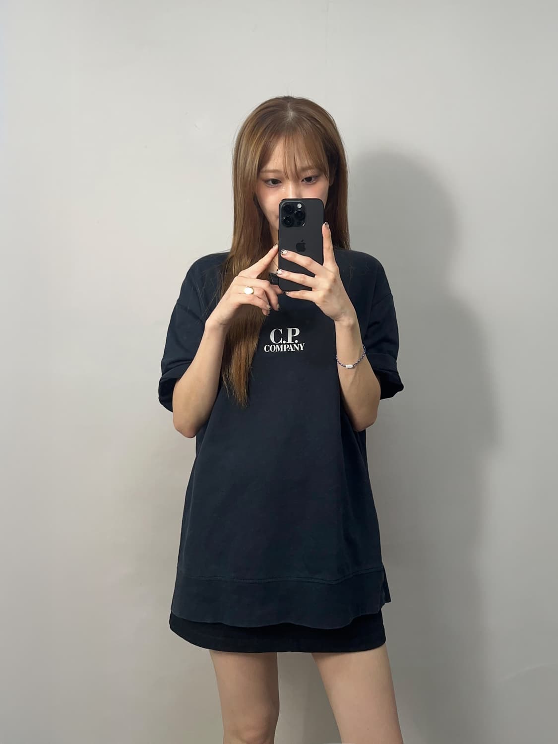 [정품]씨피컴퍼니 로고 프린트 반팔 티셔츠 상품이미지1