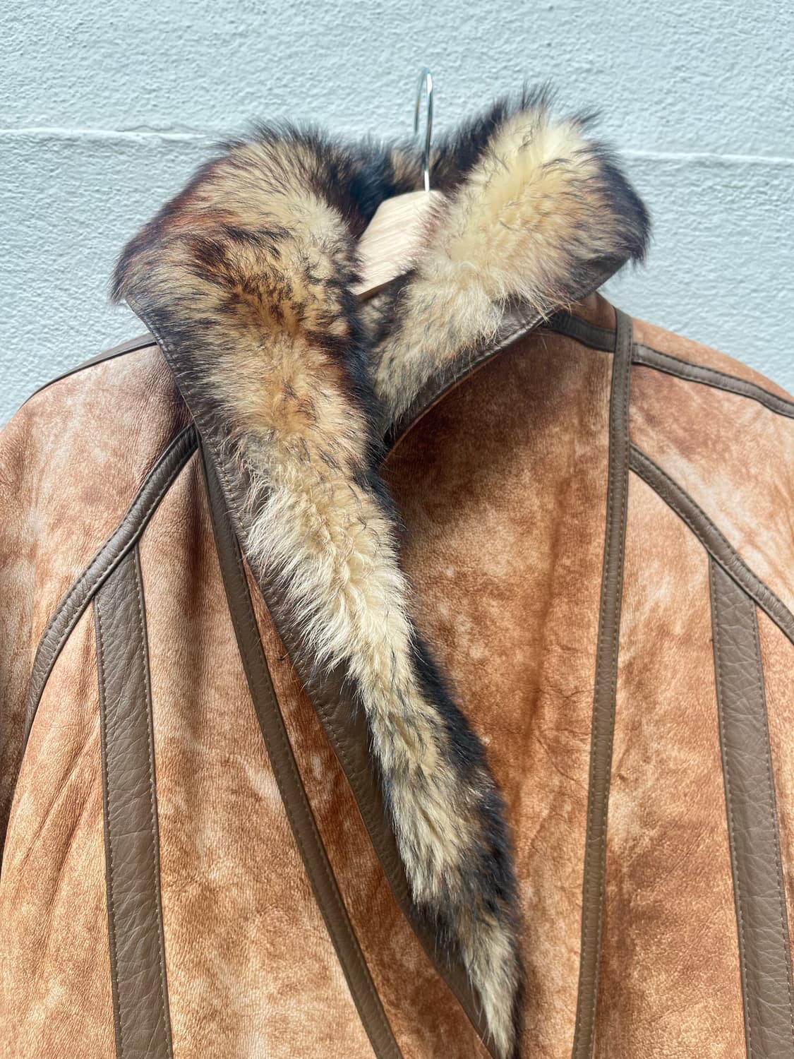 퍼 무스탕 코트 상품이미지4