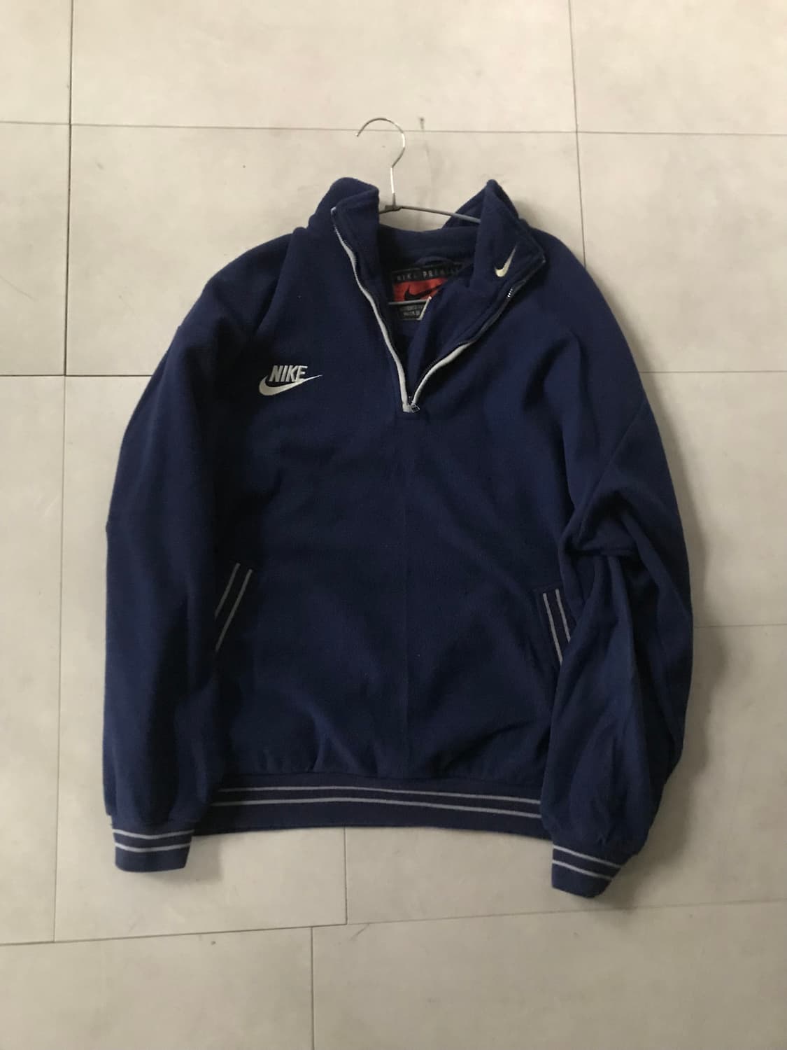 나이키 00s 빅로고 후리스 반집업 상품이미지7