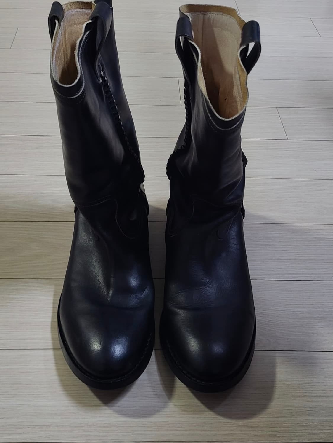 이태리 레더 수제 웨스턴 부츠 42 상품이미지2