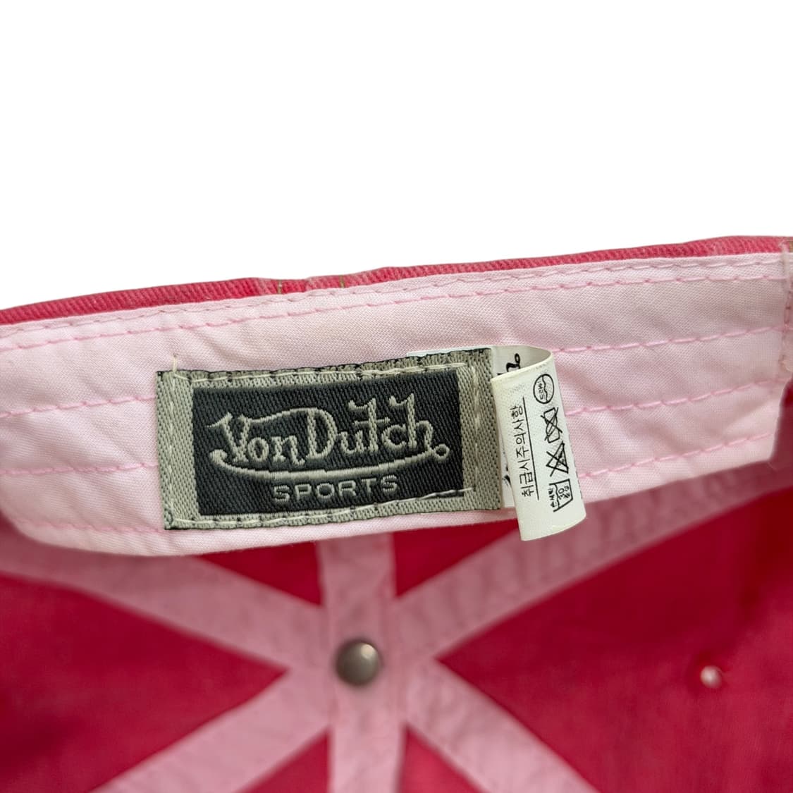 본더치 빈티지 그런지 데미지 디테일 데님 펑크 Y2K 볼캡 모자 상품이미지4