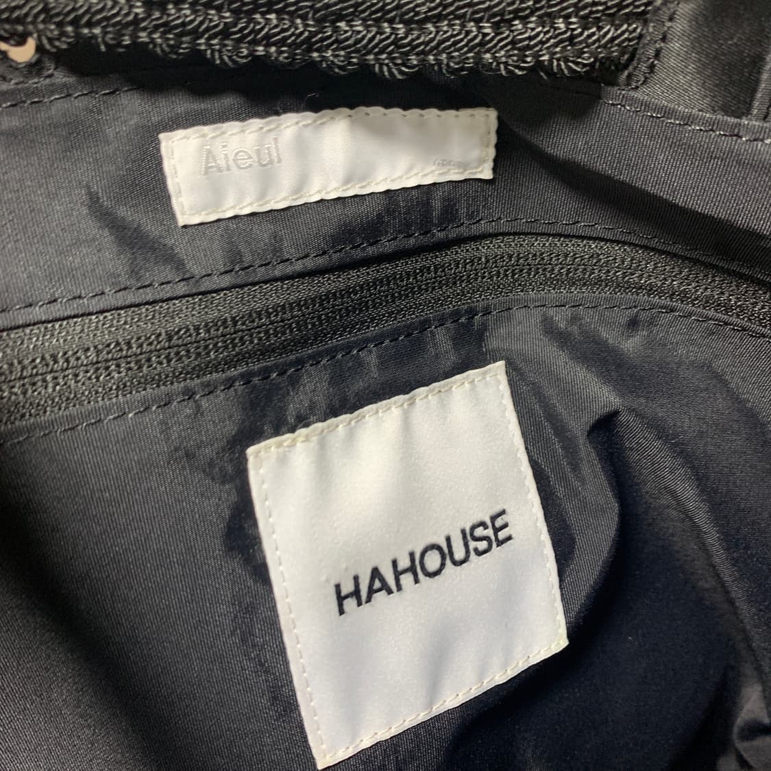 aieul X HAHOUSE RACE BAG (BLACK) 상품이미지5