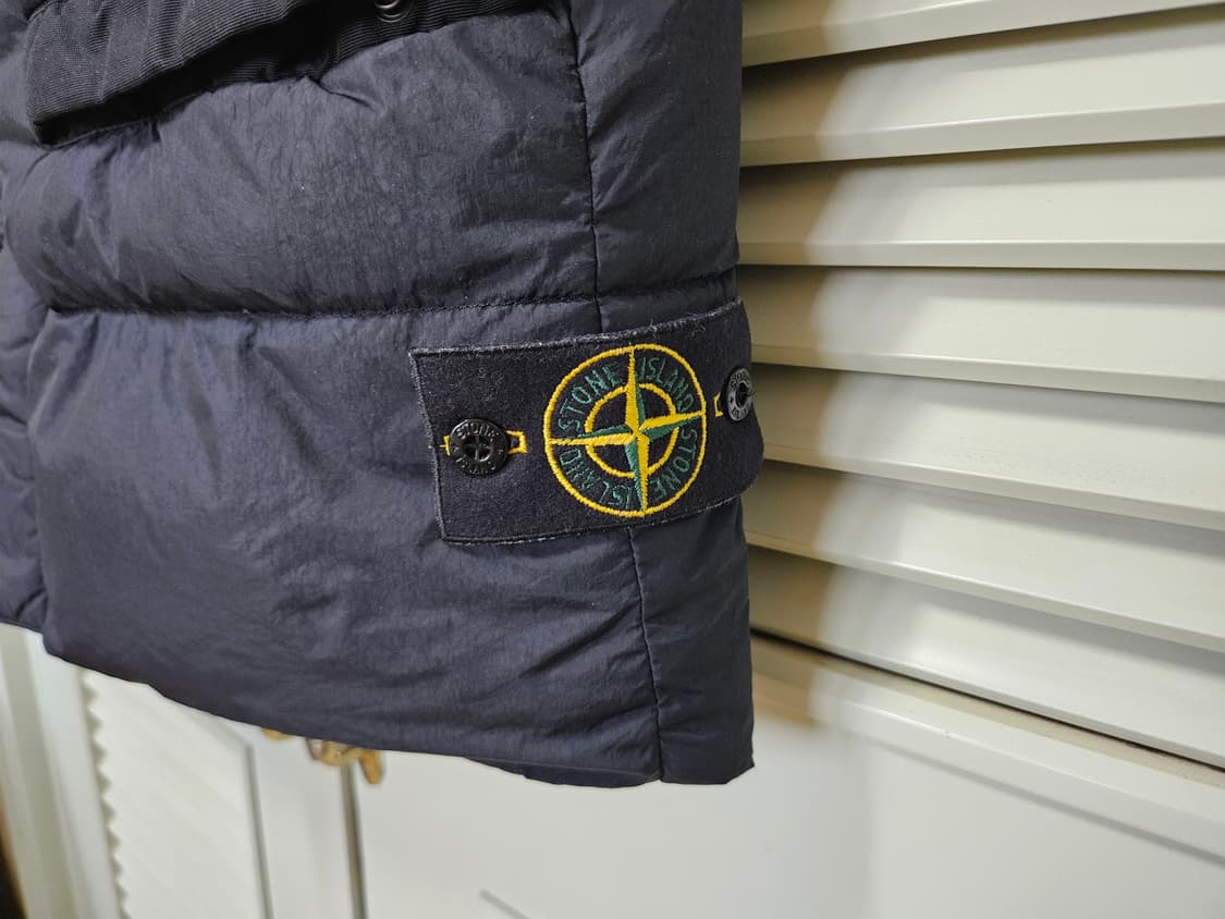 스톤아일랜드 크링클랩스 패딩조끼 와펜 다운베스트 XL 상품이미지2