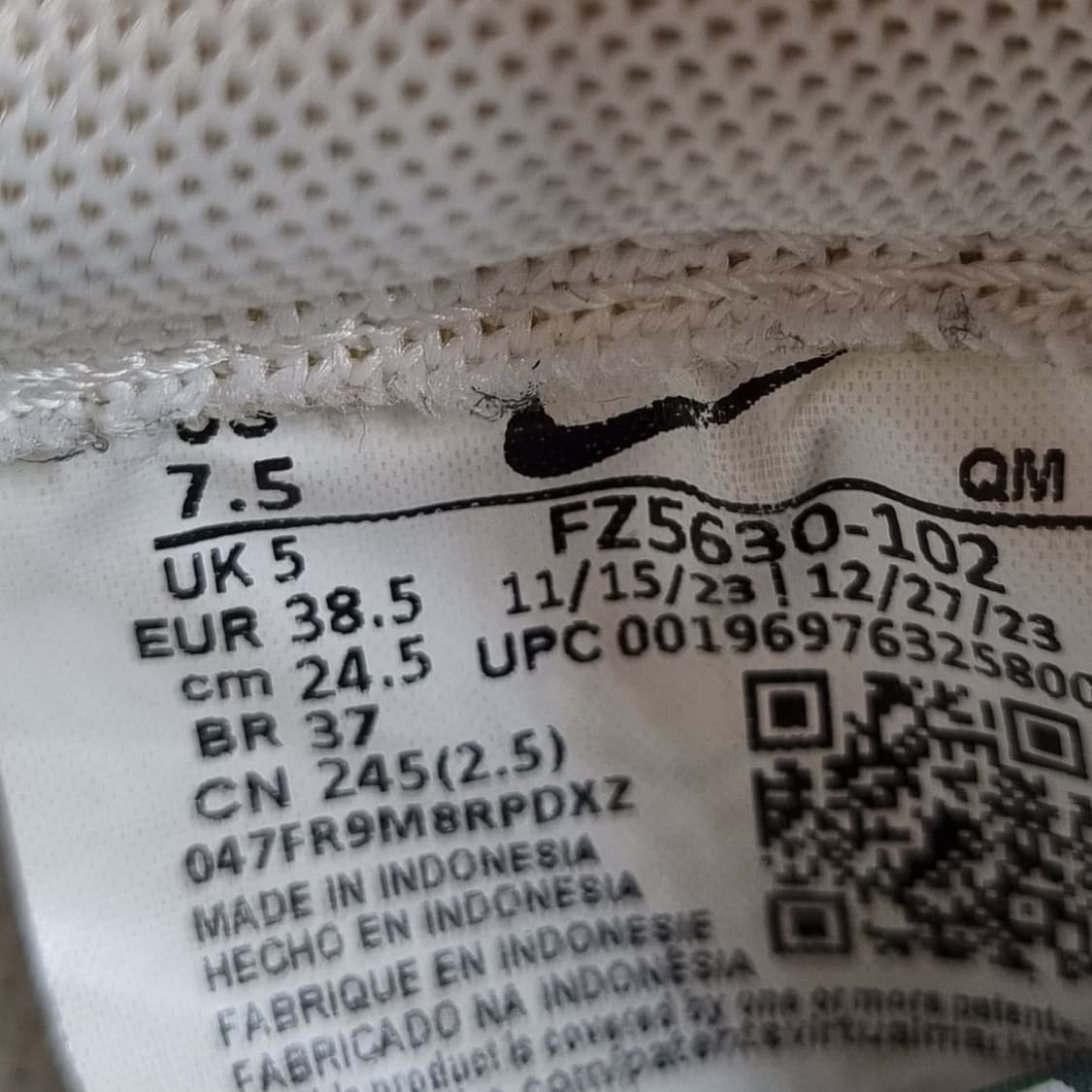 나이키 킬샷2 레더 스니커즈 245. 상품이미지6