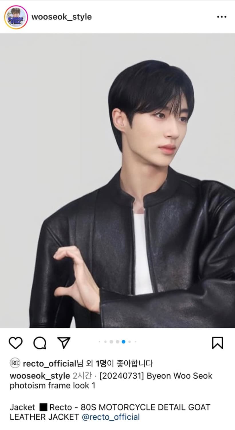 렉토 모터사이클 레더 자켓 L 상품이미지3