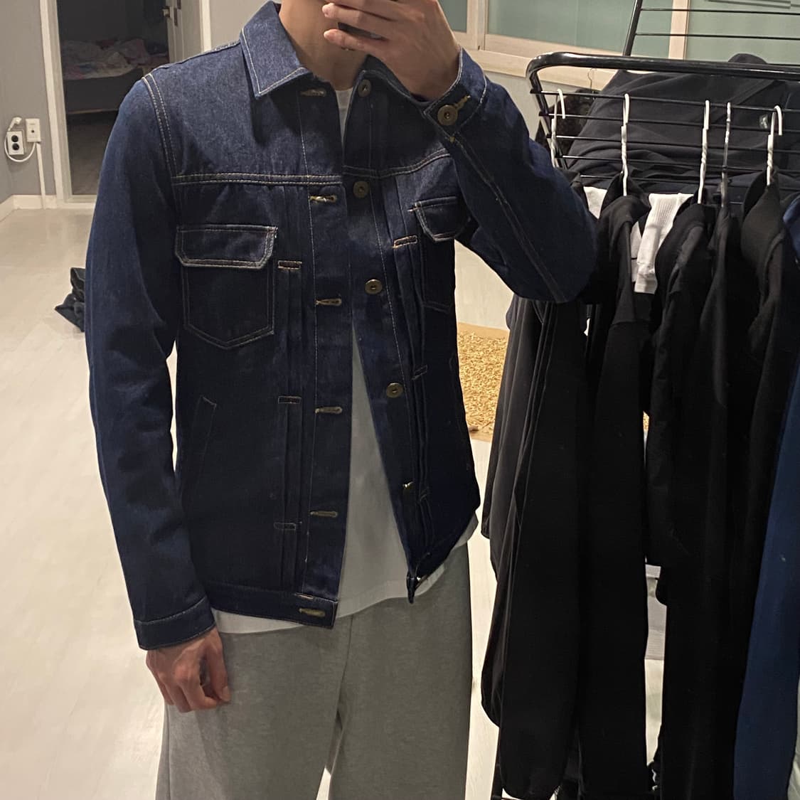 [빈티지] 데님 트러커 자켓 인디고 상품이미지1