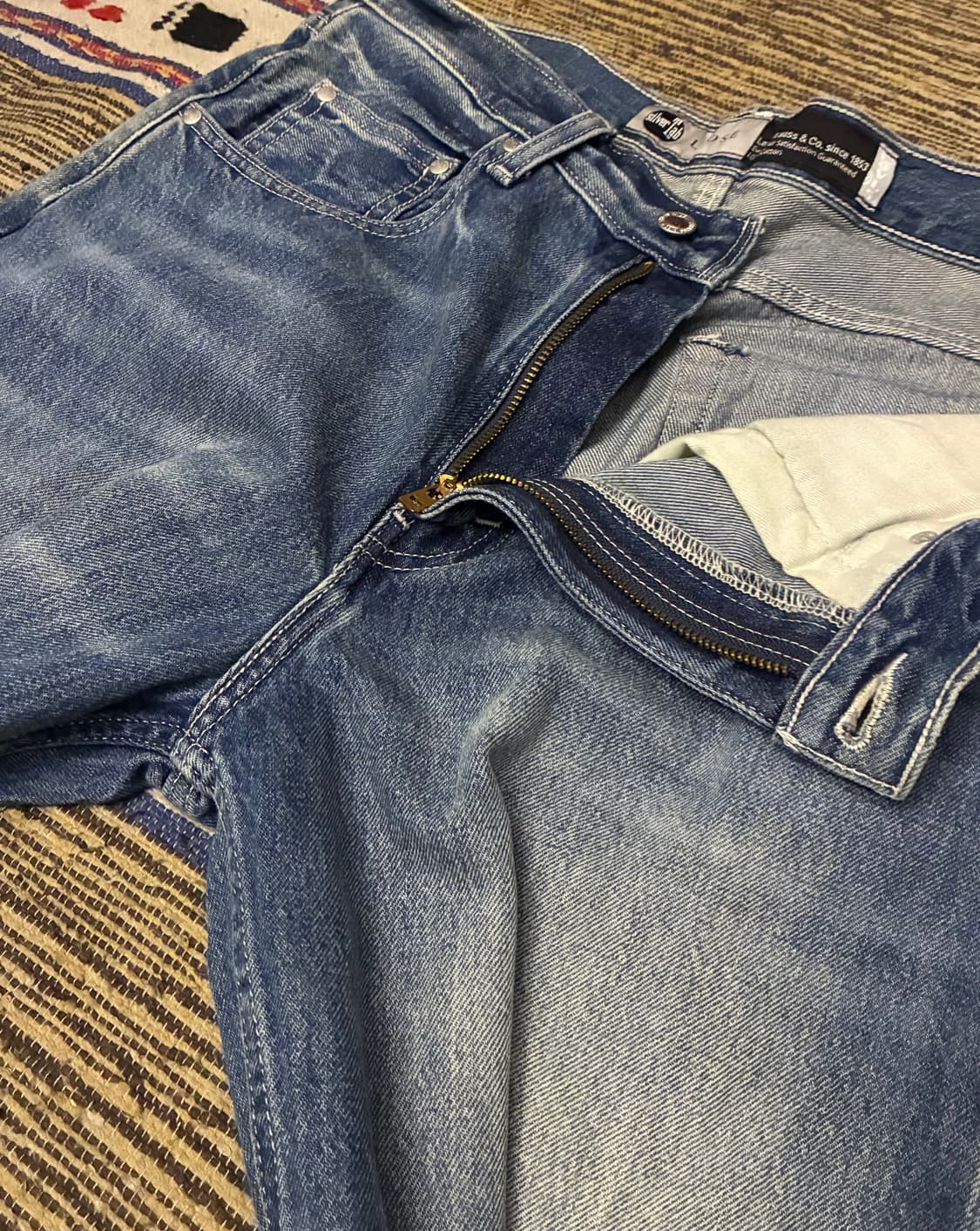 (32~33)Levis 리바이스 실버탭 루즈핏 데님 청바지 중청 상품이미지3