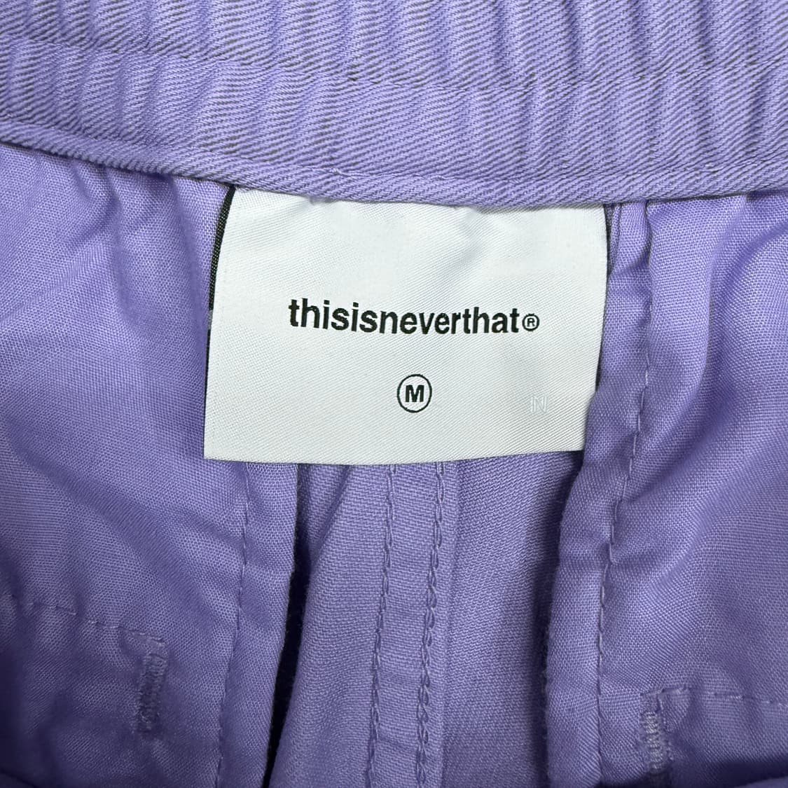 (M)디스이즈 네버댓 페인팅 코튼 팬츠(라벤더) 상품이미지3