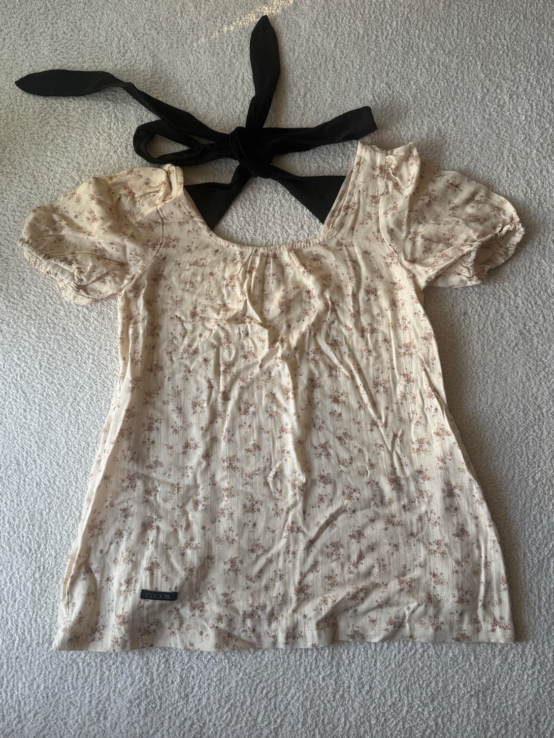 colocynth blouse vintage flower 팔아요 상품이미지3