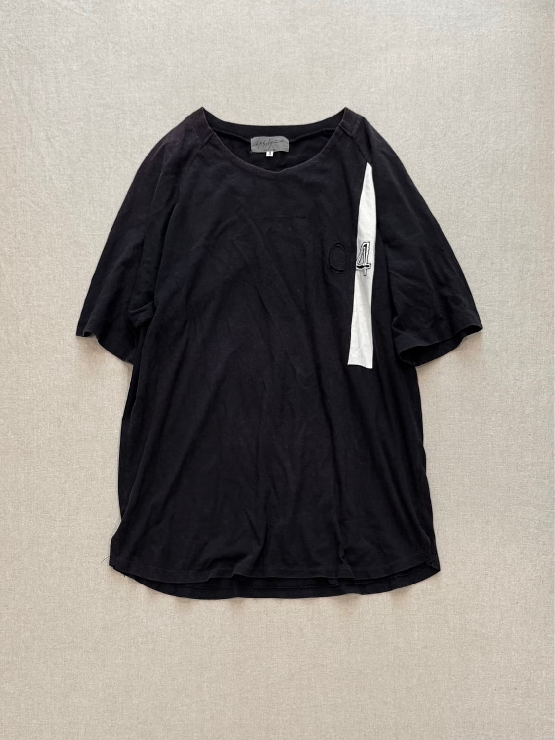요지야마모토 뿌르옴므 00s YY 래글런 티셔츠 상품이미지1