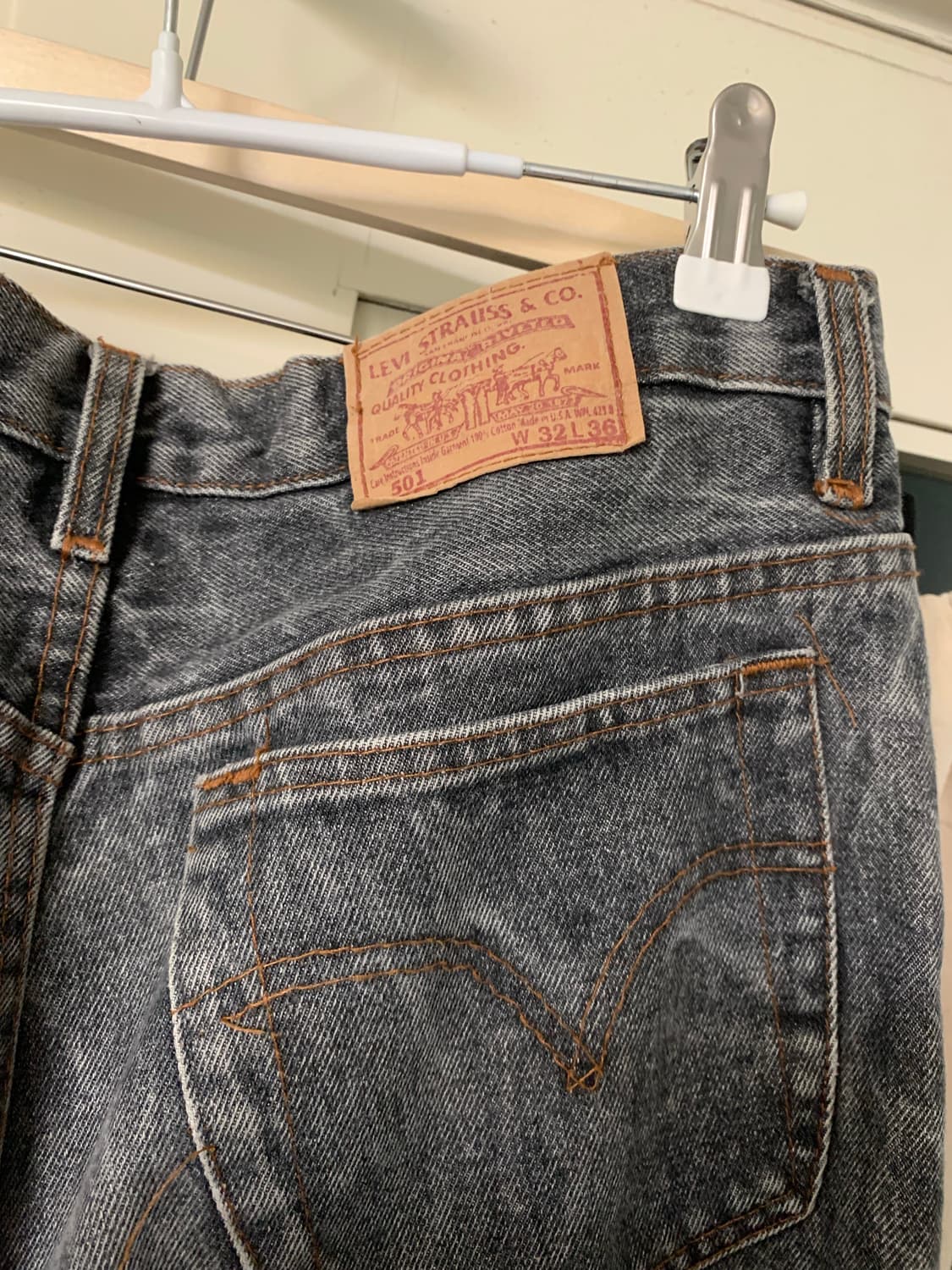 Levis 501 denim 32/36 상품이미지4
