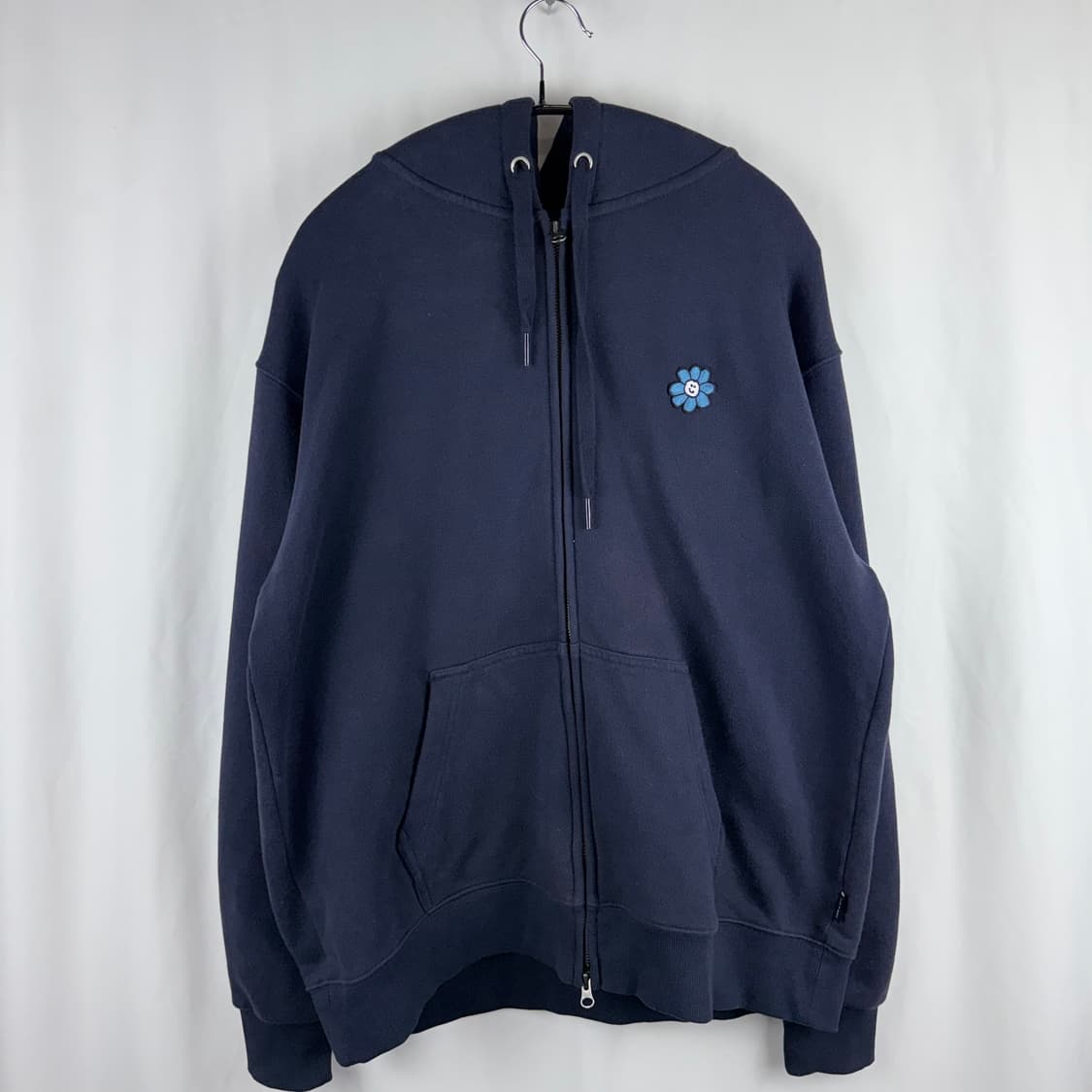 (M) 와릿이즌 릴리와펜 후드집업 네이비 상품이미지2