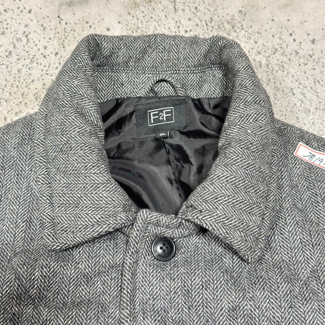 (바배) F2F 퀄팅 패딩 울 코트 상품이미지3