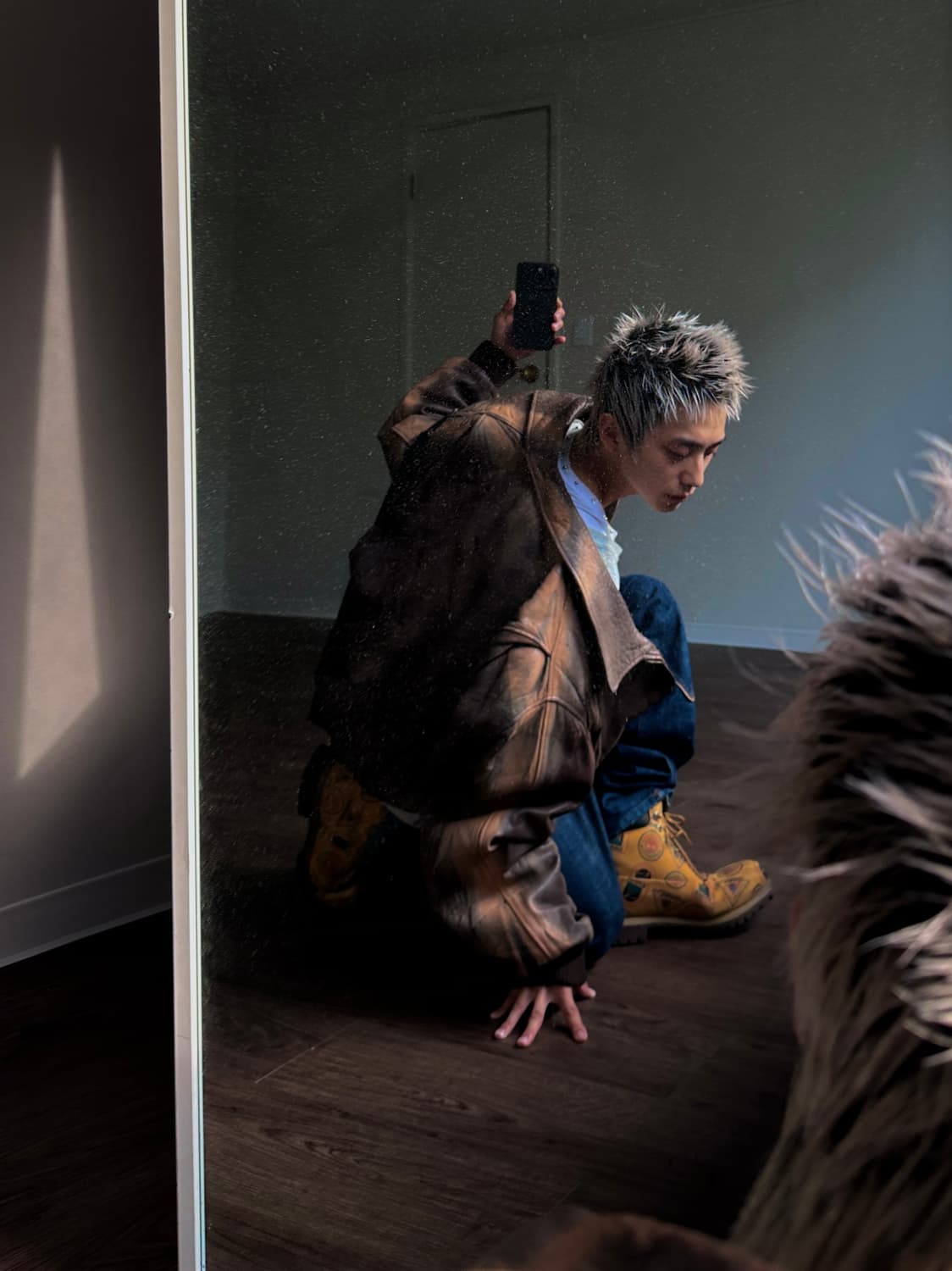 콘트라스트 커스텀 레더 G-1 자켓 상품이미지1