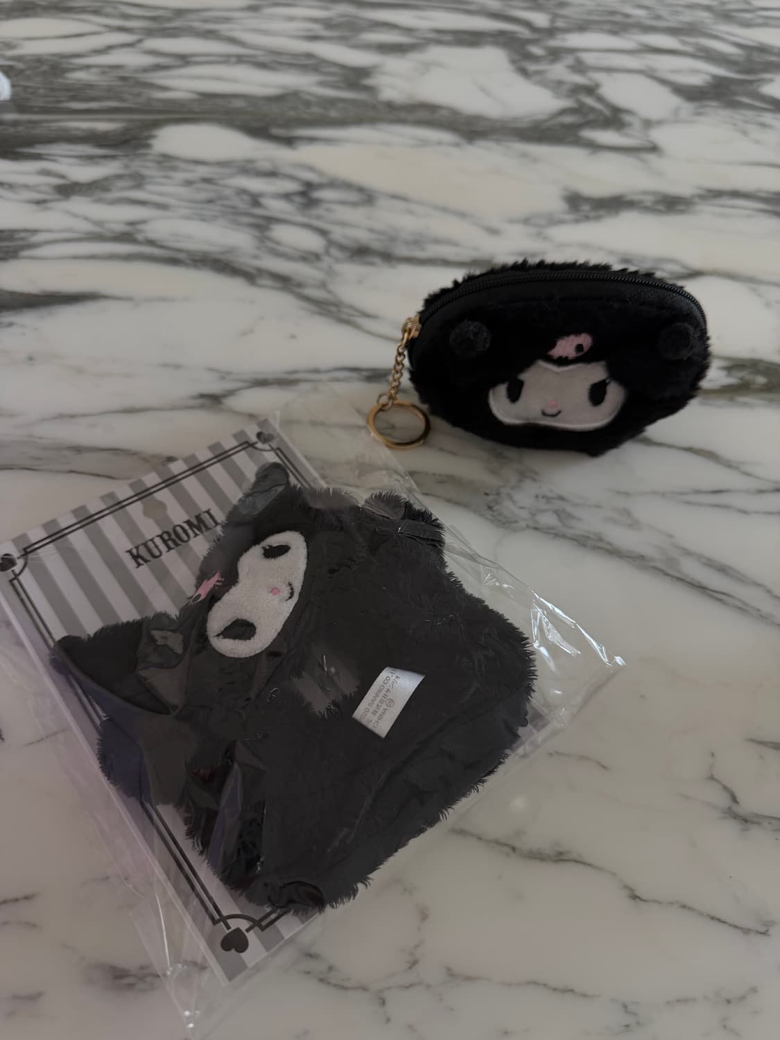 쿠로미 헤어슈슈 스크런치 & 에어팟 파우치 세트 상품이미지2