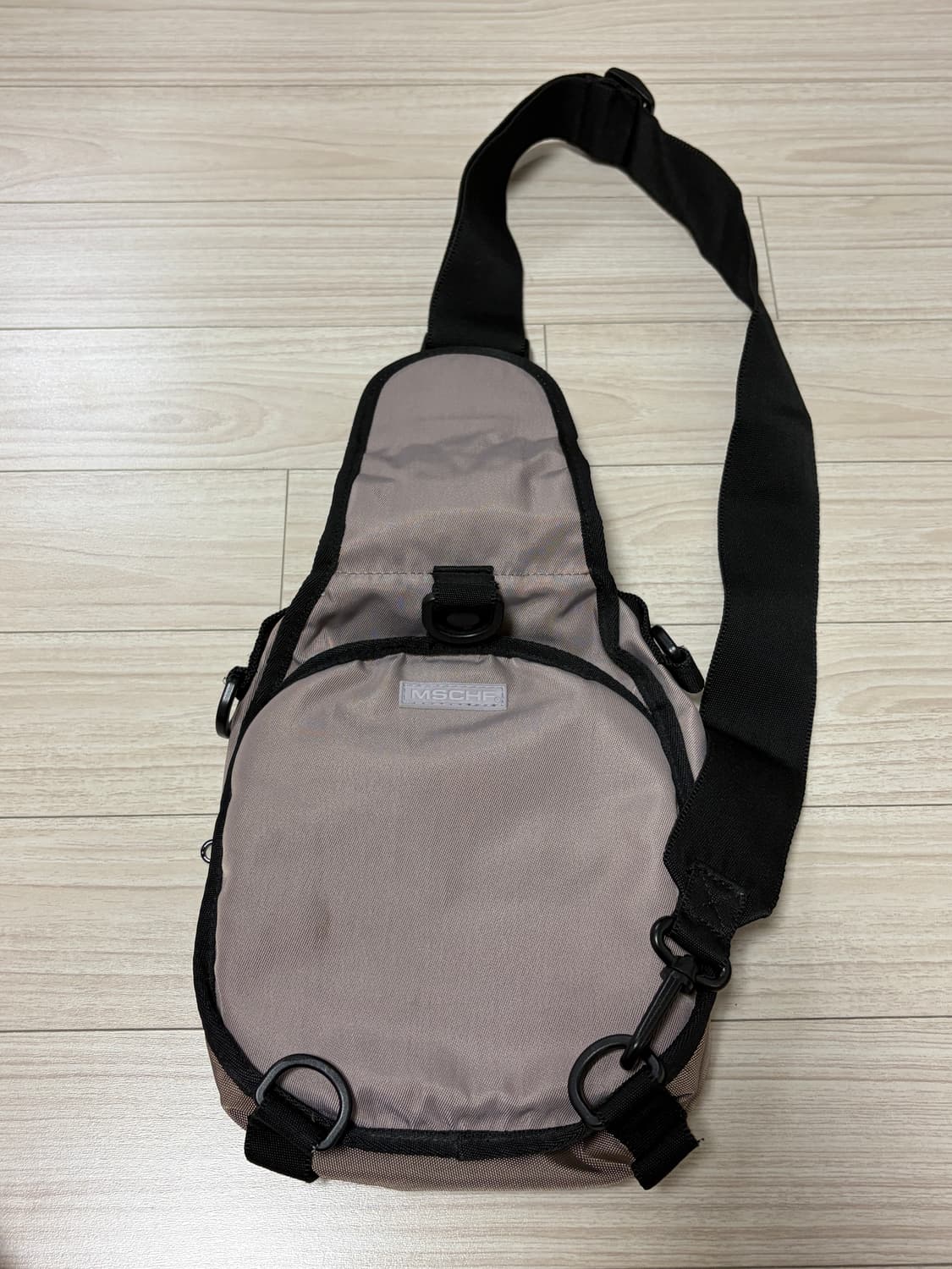 미스치프 롬버스 핑크그레이 슬링백 상품이미지2