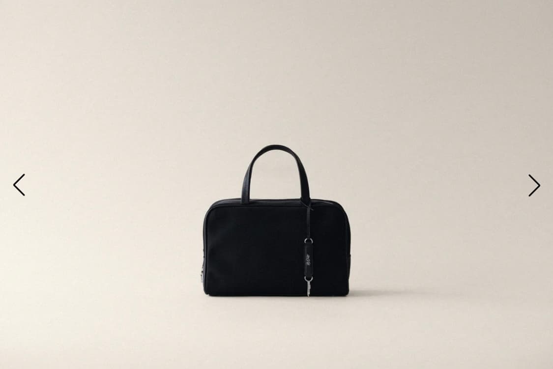 투티에 로케백 스몰 나일론 블랙 상품이미지1