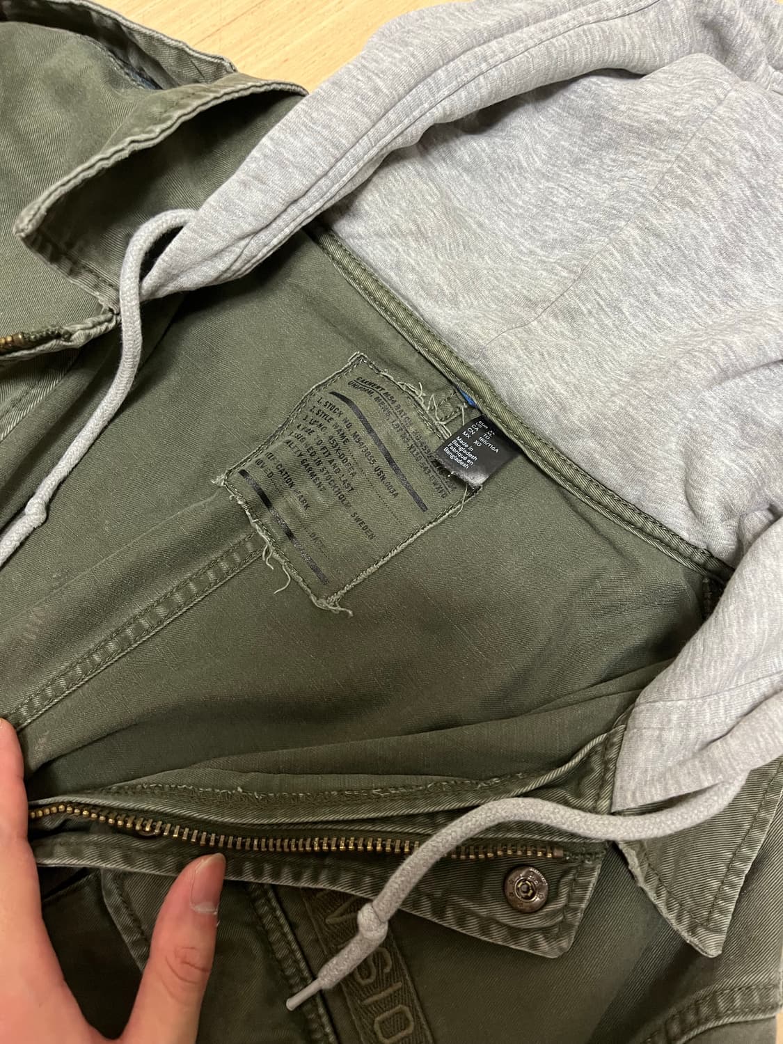 H&M 밀리터리 필드자켓 상품이미지2