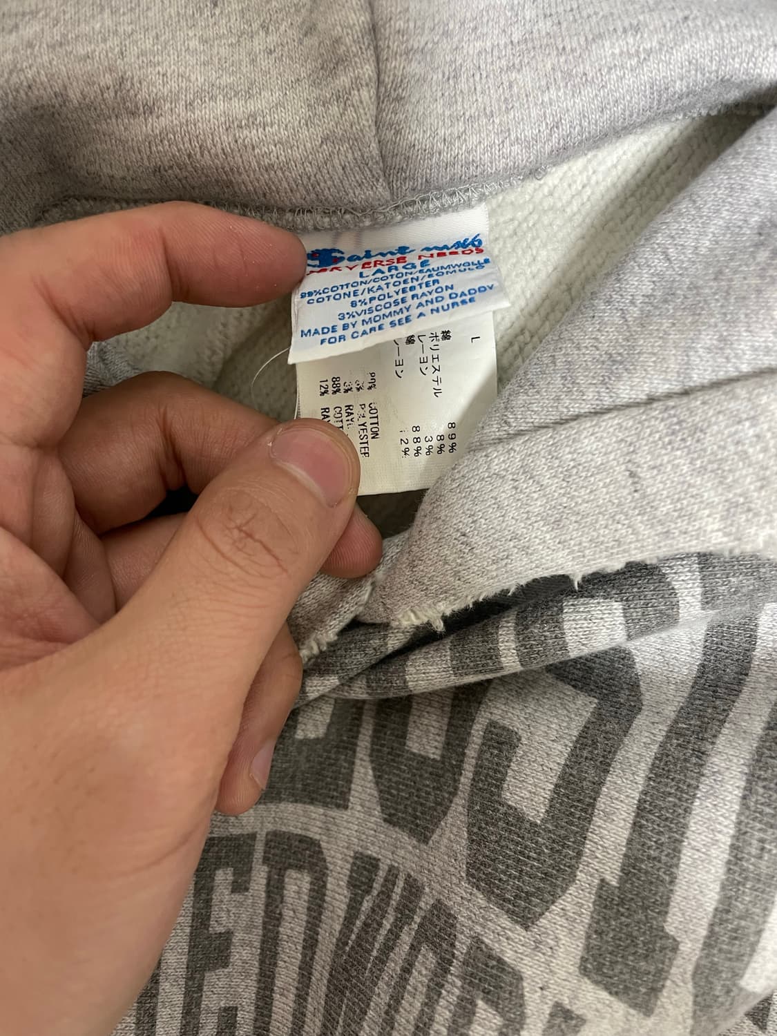 [L] Saint michael 세인트미카엘 포제션 후디 그레이 상품이미지3