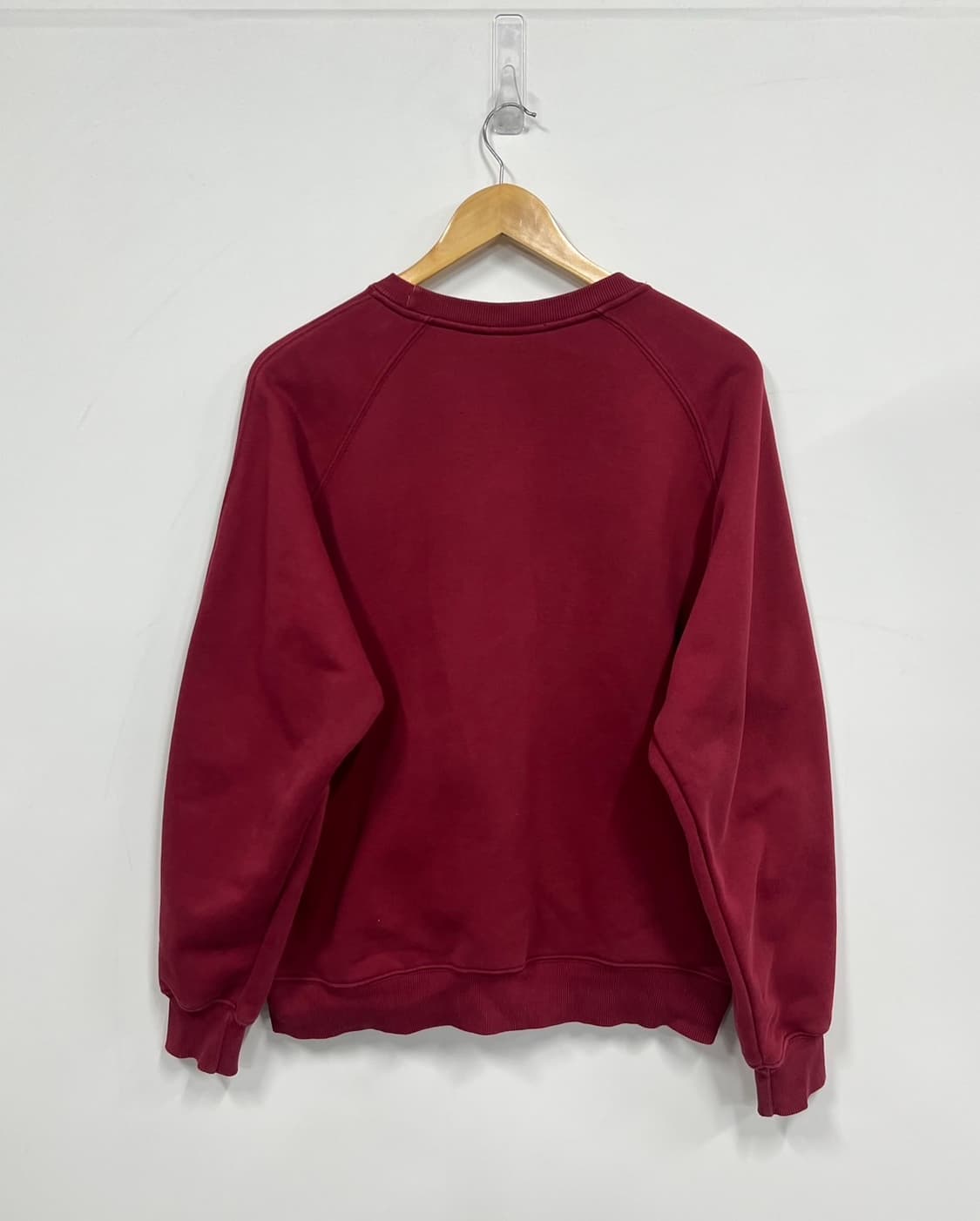 마스언에브릴 플라워 빅로고 버건디 맨투맨 상품이미지8