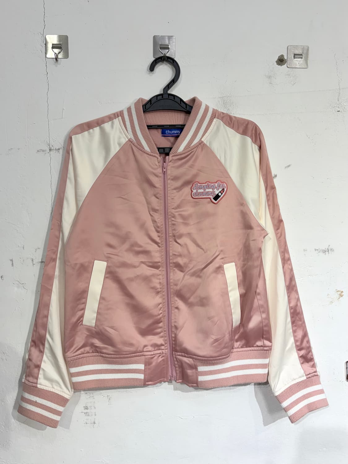 Jpn 일본 빈티지 립스틱 딸기우유 핑크 스카잔  상품이미지8