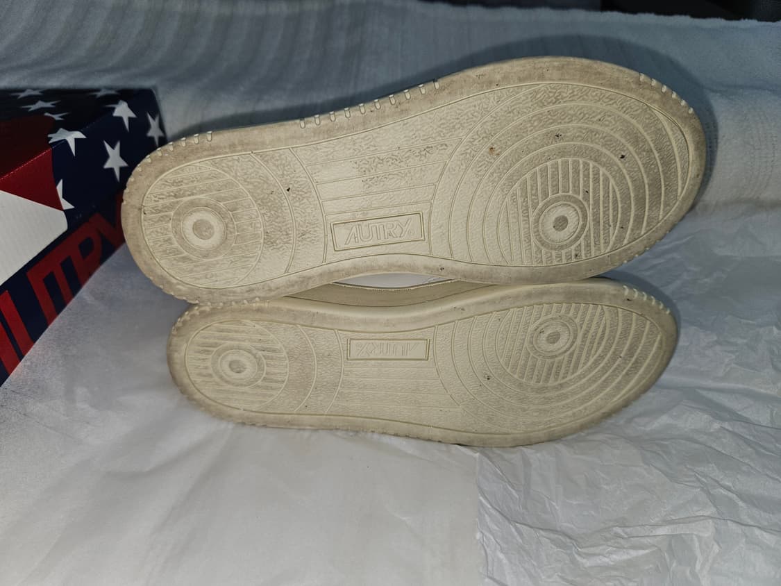 오트리 메달리스트 로우 고트스킨 스니커즈 화이트 38 상품이미지7