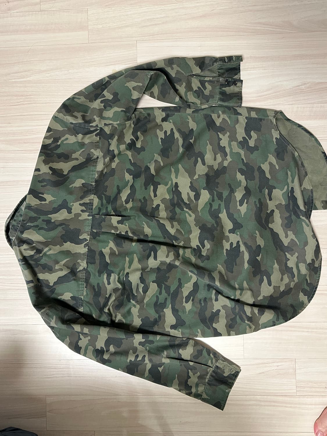 빈티지 카모셔츠 상품이미지2