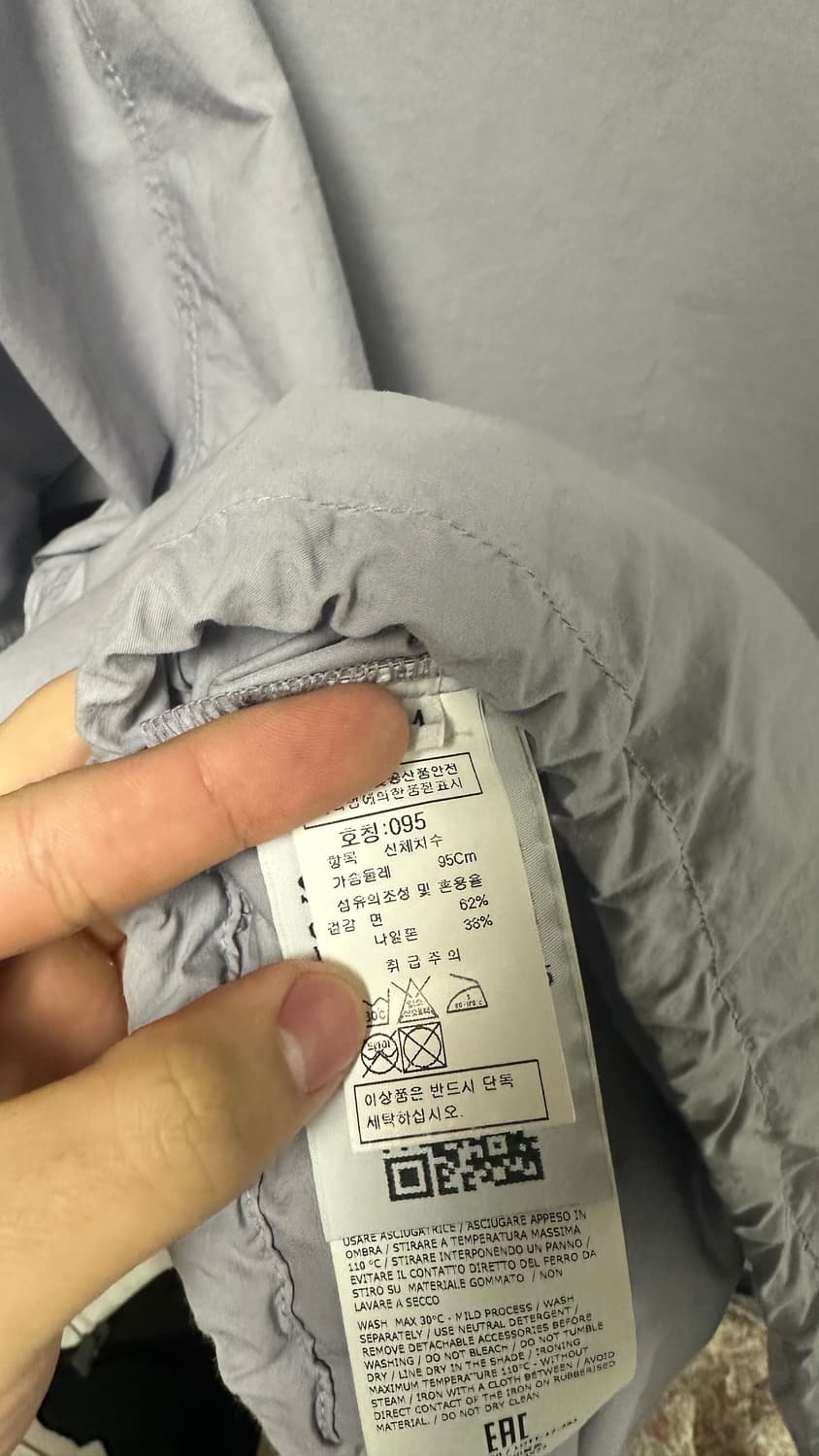 스톤아일랜드 아노락 바람막이 라이트그레이 M 정품 상품이미지9