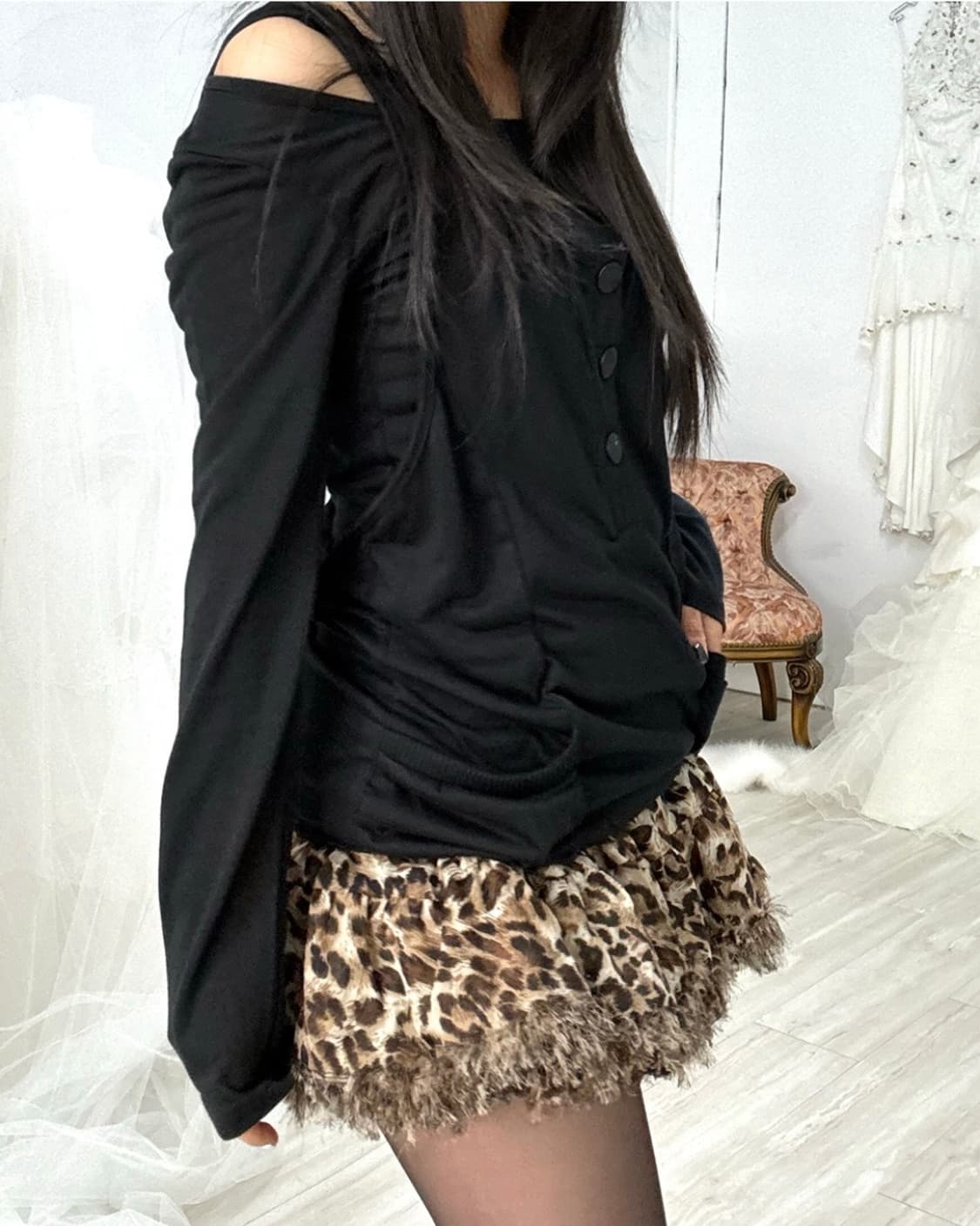 Leopard Mini Skirt 상품이미지6