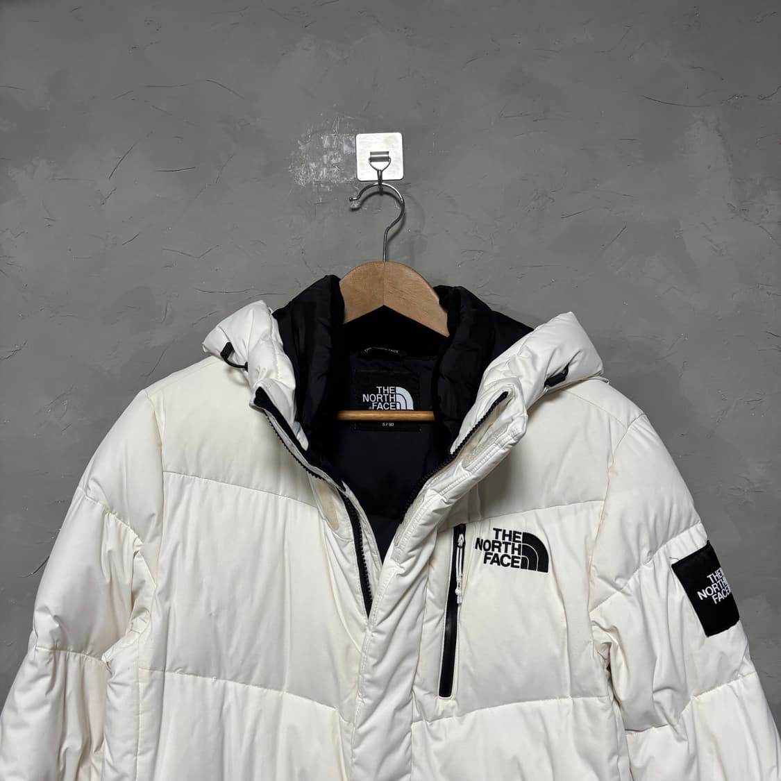 노스페이스 구스다운 롱패딩 화이트 상품이미지2