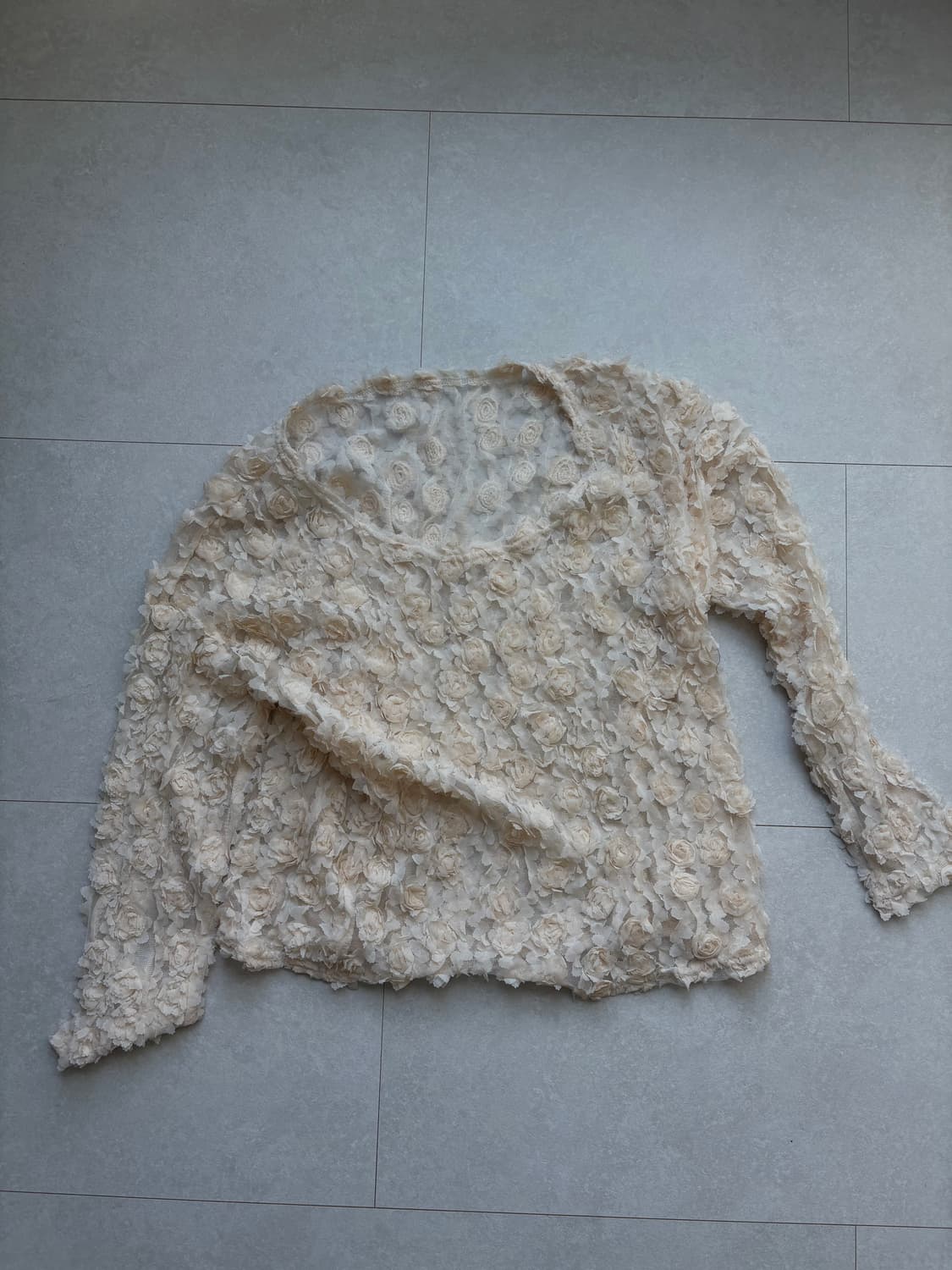 VINTAGE Flower pattern top 상품이미지2