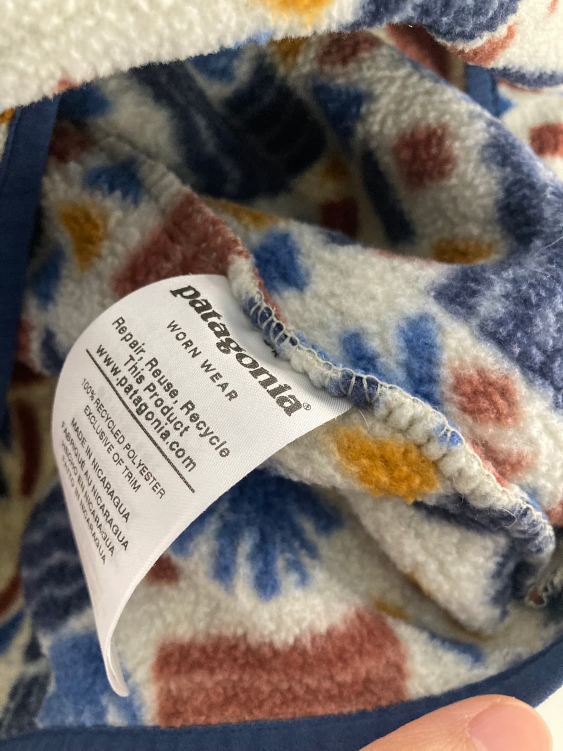 파타고니아 신칠라 아즈텍 멀티 패턴(XL) 새상품급 상품이미지6