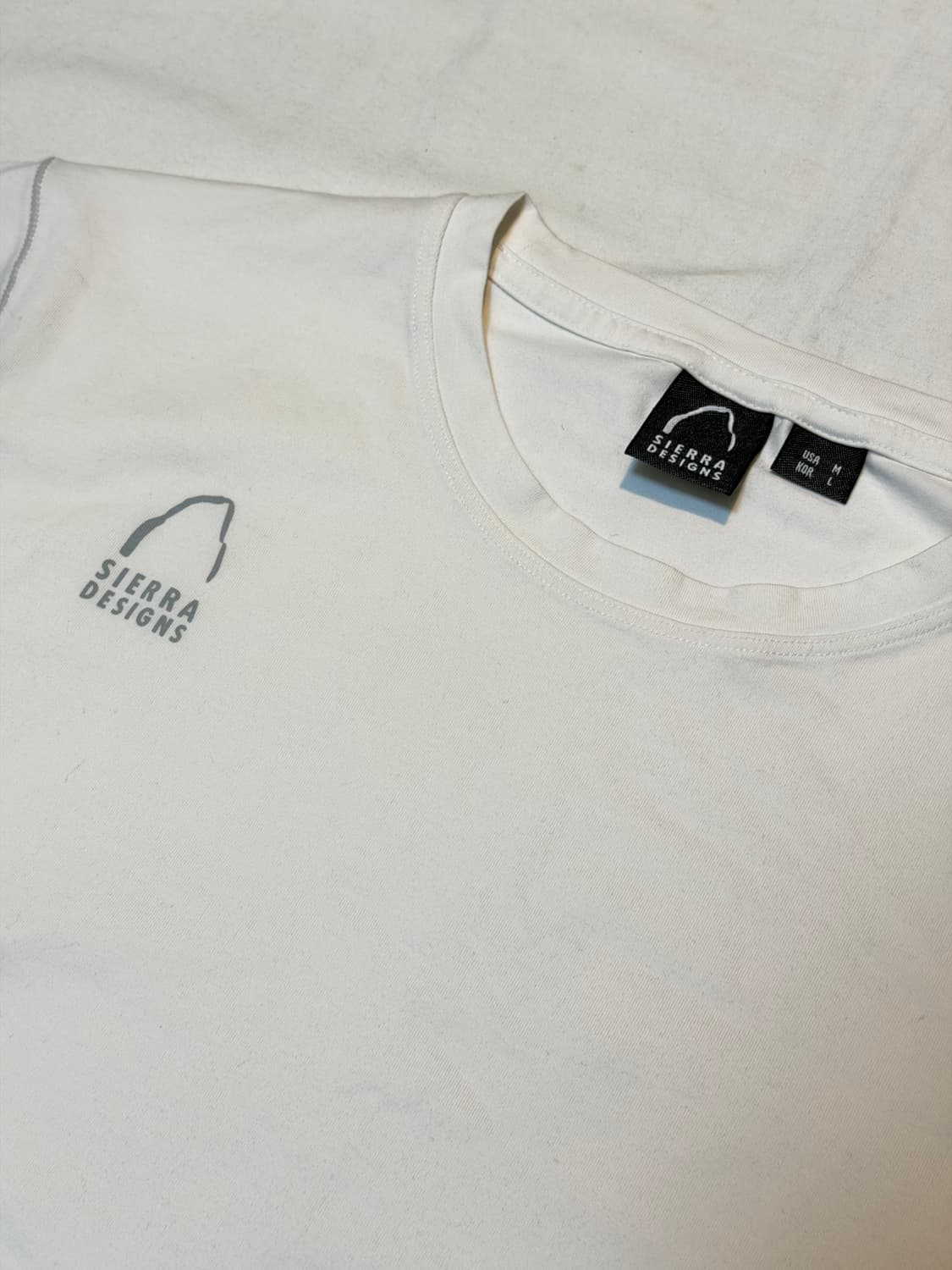 시에라디자인 폴라텍 델타 하프돔 반팔 티셔츠 그레이 상품이미지3